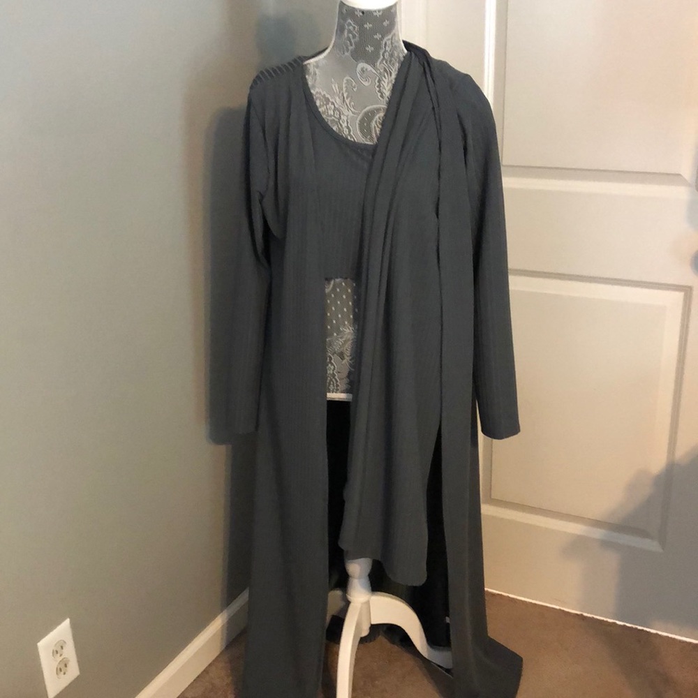 Grey three piece lounge set